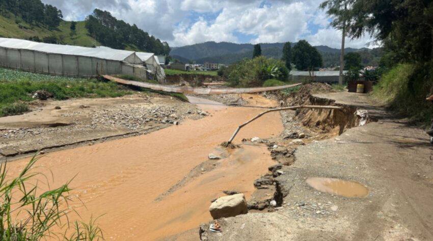 Lluvias en Tireo y Constanza