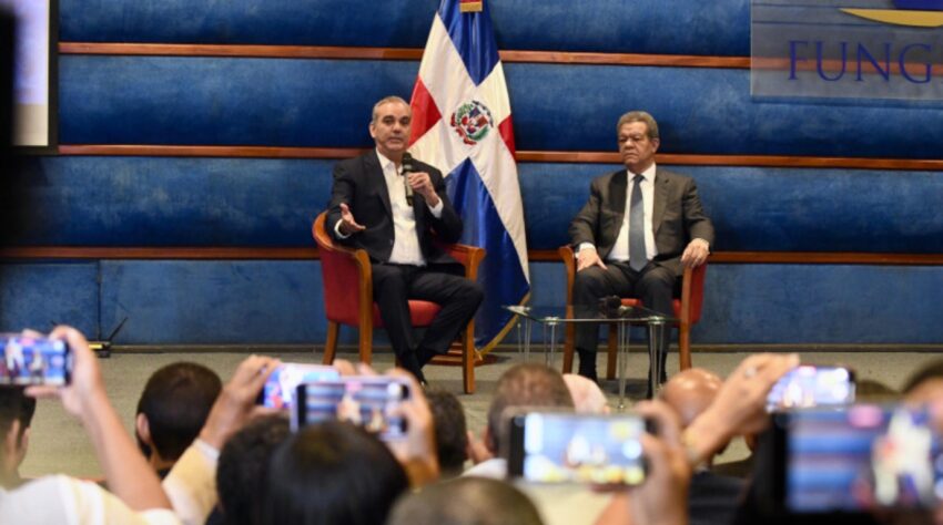Abinader y Leonel abogan por unidad nacional