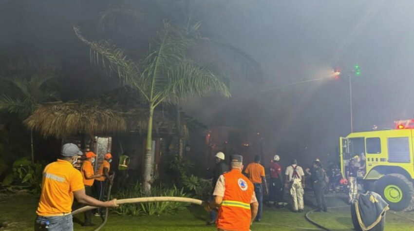 Incendio en Cap Cana