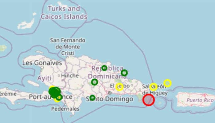 Temblor de Tierra Hoy en RD